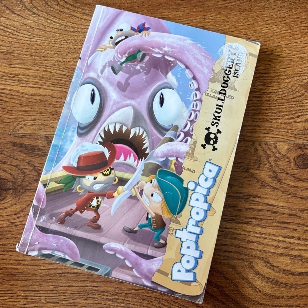 Poptropica Skullduggery Island paperback Book